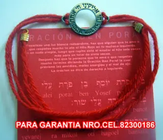 Hilo Rojo Evita Mal De Ojo Cabala Pulsera Autentico