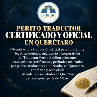 Traductor Perito Oficial Certificado Traducciones Certificadas e Interprete