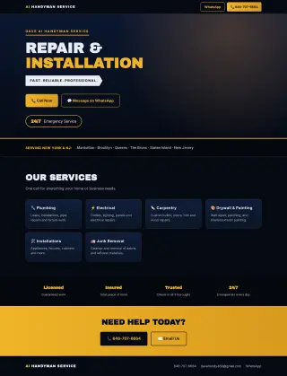 Servicios de Manitas Confiables - Reparación e Instalación