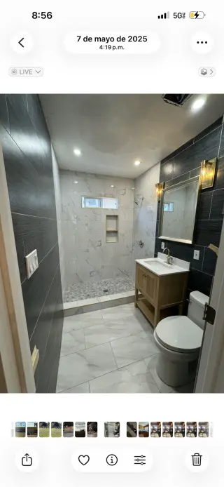 Remodeling bathroom