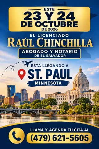 ABOGADO Y NOTARIO SALVADOREÑO EN ST. PAUL, MINNESOTA
