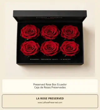 Ecuadorian Preserved Roses Infinity Flowers Eternal Roses