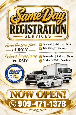 Servicios de Registro el Mismo Día