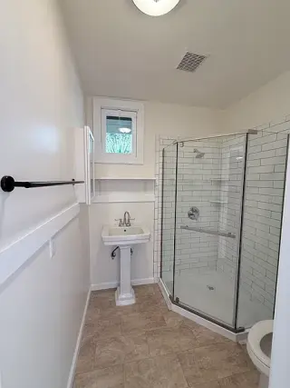 Updated and very private back unit
