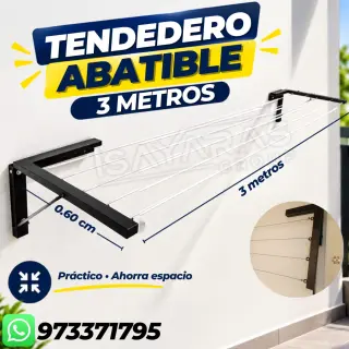 TENDEDERO ABATIBLE FÁCIL DE GUARDAR - ISAYARAS GROUP - TU MEJOR OPCION