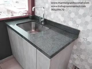 GRANITO GRIS ESTAÑO, para tableros de cocinas, baños, counters, paredes, pisos