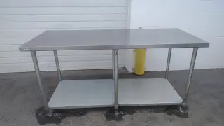 NUEVAS Mesas de Preparación de Acero Inoxidable NEW Stainless Steel Prep Table