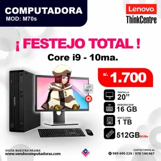 PC Lenovo Thinkcentre core i9 - 10ma.