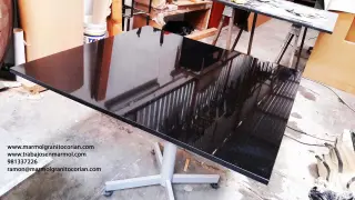 Granito negro absoluto, para tableros de cocina, baños, counters, pisos
