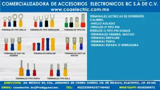 Conectores y Accesorios Eléctricos en Venta