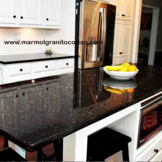 Granito Negro Galaxy elegancia etena