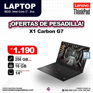 Laptop THINKPAD Core i7 - 8va / G7