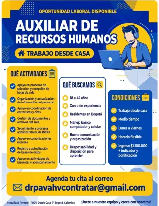 OFERTAS LABORALES CON O SIN EXPERIENCIAS