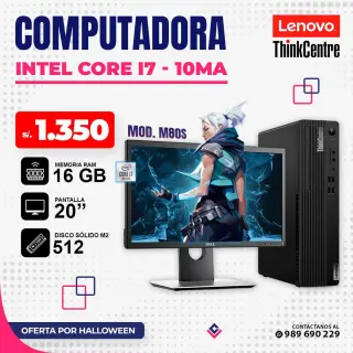 Computadora Lenovo Intel Core i7 - 10ma