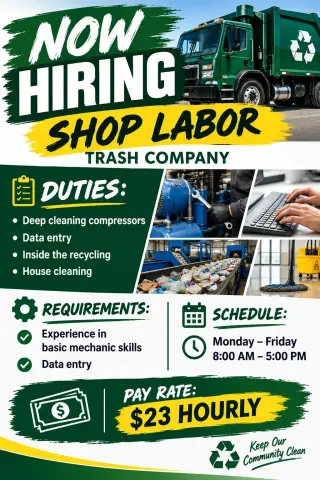 Now Hiring !!