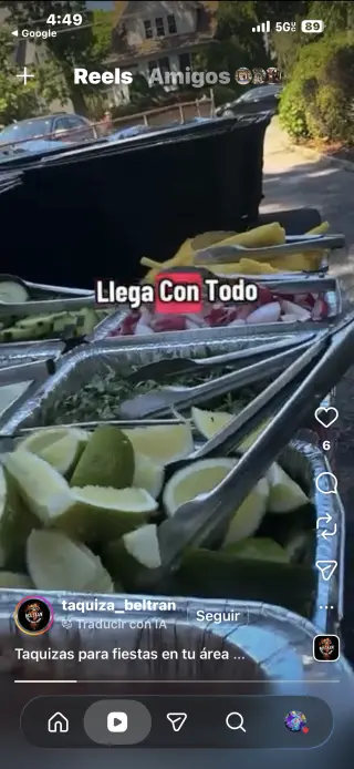 Tacos para tus fiestas