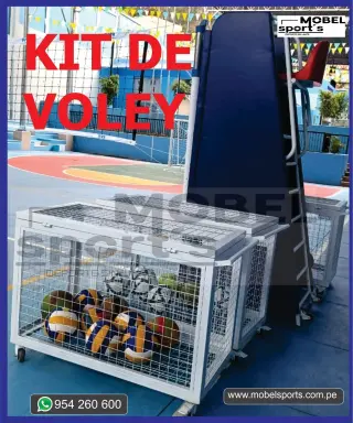 Postes de Voleibol Ajustables con Red Gratis