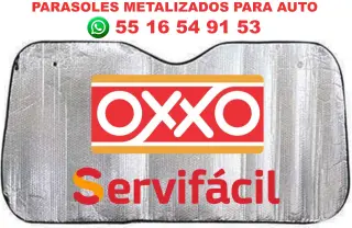 PARASOLES PARA AUTO CON LOGO