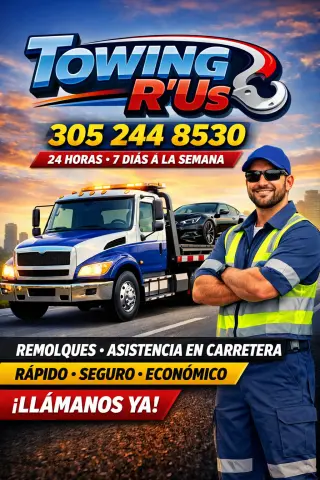 Gruas 24 hr -Towing R'Us Miami