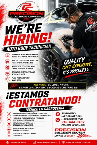 TECNICO DE CARROCERIA/ AUTOBODY TECH