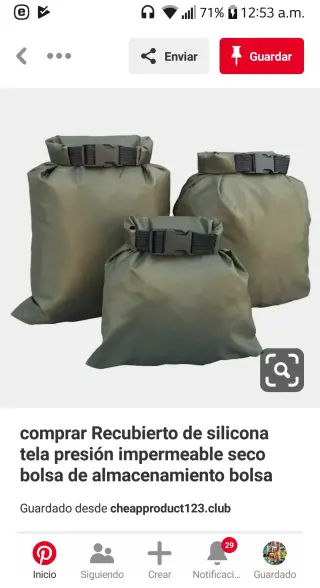 BOLSAS SECAS , IMPERMEABLES