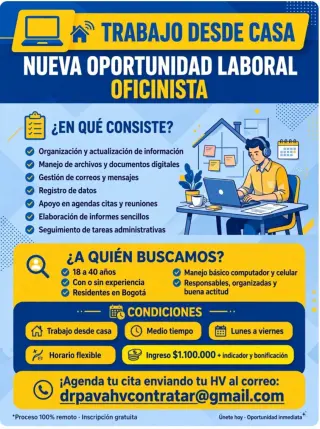OFERTAS LABORALES CON O SIN EXPERIENCIAS