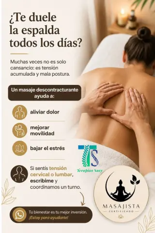 Servicios de Masaje Relajante Antiestrés
