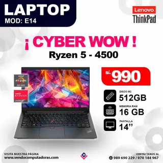 Laptop Lenovo Thinkpad Ryzen 5 4500