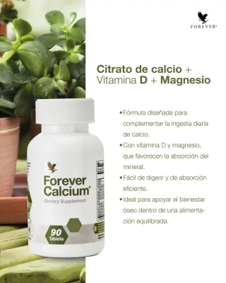 Complemento alimenticio calcio