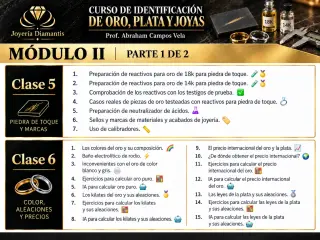 💎 Curso Virtual de Identificación de Oro, Plata y Joyas