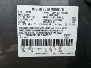 Ford Explorer 2023 AWD Limited 4dr SUV