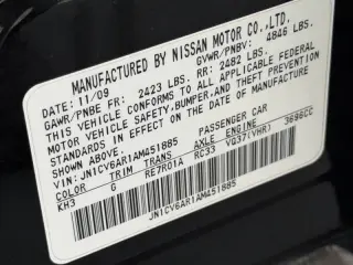 2010 Infiniti G37 Sedan x Anniversary Edition