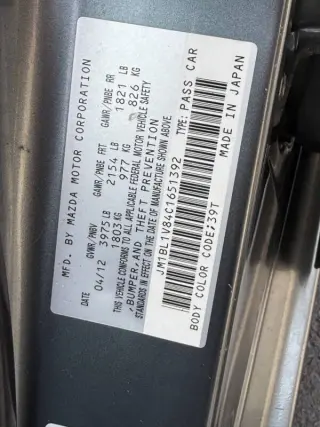 2012 Mazda MAZDA3 i Touring