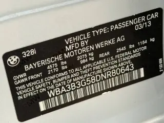 2013 BMW 3 Series 328i xDrive