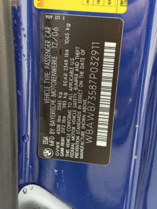 2007 BMW 3 Series 335i