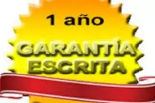 UN AÑO de GARANTIA por ESCRITO