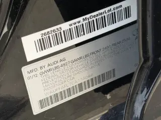 2012 Audi A4 2.0T quattro Premium Plus