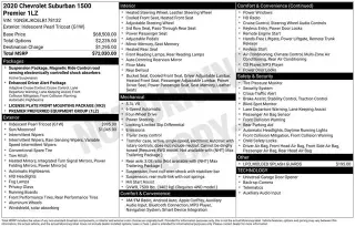 Chevrolet Suburban 2020 4x4 Premier 4dr SUV
