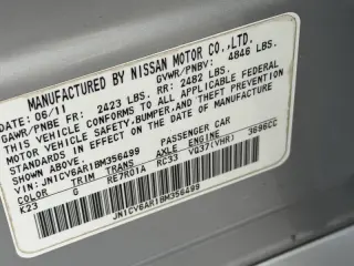2011 Infiniti G37 Sedan x