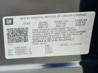 Chevrolet Equinox 2020 LT 4dr SUV w/2FL