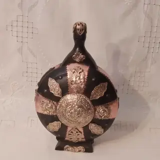 ANTIQUE RUSSIAN WOOD CANTEEN