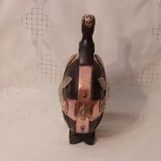 ANTIQUE RUSSIAN WOOD CANTEEN