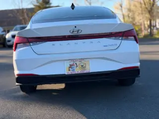 2021 Hyundai Elantra Hybrid Blue