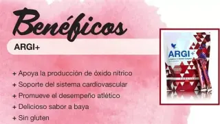 Más energía con Forever Argi+