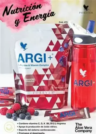 Más energía con Forever Argi+