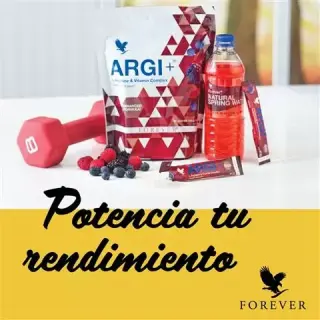 Más energía con Forever Argi+