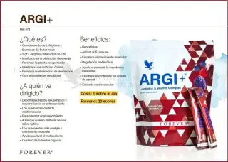 Más energía con Forever Argi+