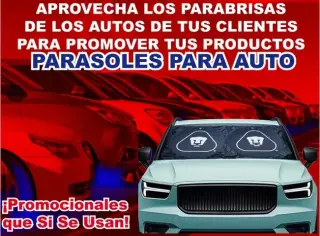 PARASOLES PARA AUTO PERSONALIZ