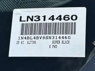 Nissan Altima 2025 2.5 S 4dr Sedan