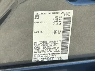 Nissan Altima 2022 2.5 SV 4dr Sedan